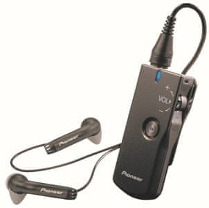 Osobní zesilovač zesilovací sluchátka Pioneer PHA-M70-H 2 mikrofony filtrování zvuku potlačení okolního hluku snadné ovládání