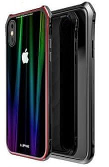 Luphie CASE Luphie Aurora Magnet Hard Case Glass Black/Red pro iPhone X 2441670