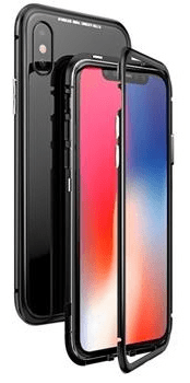 Luphie CASE Luphie Magneto Hard Case Glass Black pro iPhone X 2441682