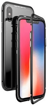 Luphie CASE Luphie Magneto Hard Case Glass Black/Crystal pro iPhone X 2441683