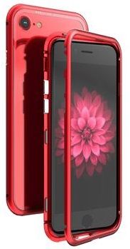 Luphie CASE Luphie Magneto Hard Case Glass Red/Crystal pro iPhone 7/8 2441691