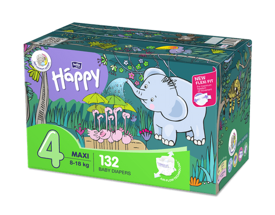 Bella Happy 4 Maxi Box (8-18 kg) 132 ks