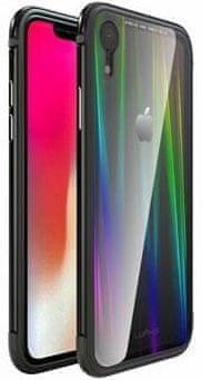 Luphie CASE Aurora Condom Aluminium Frame + TPU Case Black/Crystal pro iPhone XR 2442692