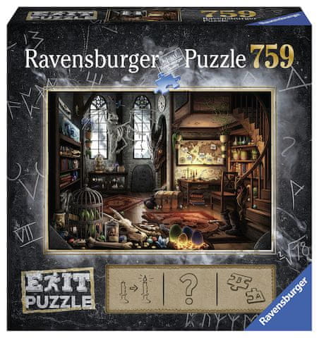 Levně Ravensburger Exit Puzzle Dračí laboratoř 759 dílků