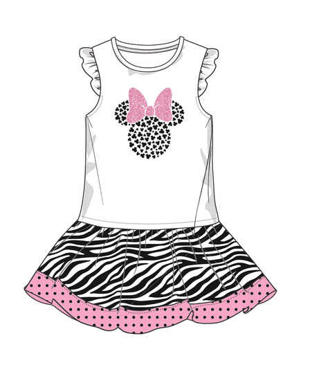 Disney by Arnetta dívčí šaty Minnie