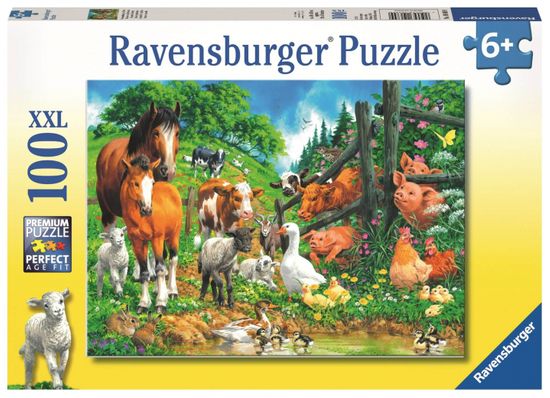Ravensburger Zvířata spolu 100 dílků