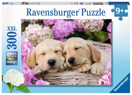 Ravensburger Sladcí psi v košíku 300 dílků