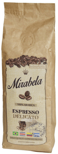 Mirabela čerstvá káva ESPRESSO DELICATO 225g
