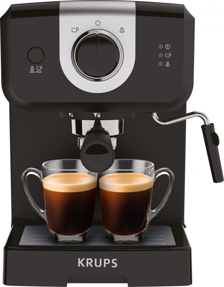 Levně Krups pákový kávovar Opio XP320830 černé