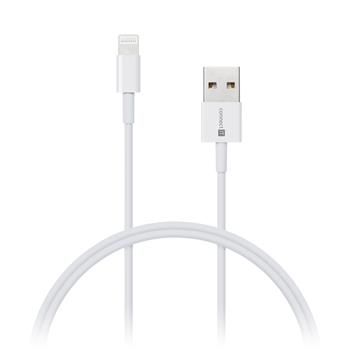 Connect IT Wirez Apple Lightning - USB-A, bílý, 0,5 m CCA-4005-WH