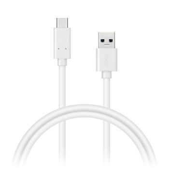 Connect IT Wirez USB-C - USB-A 3.1 Gen 1, bílý, 2 m CI-1179