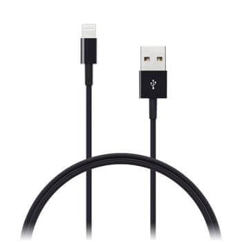 Connect IT Wirez Apple Lightning - USB, černý, 1 m CI-415