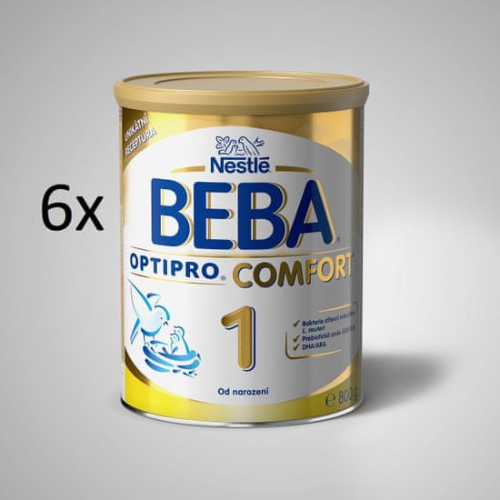 Nestlé BEBA OPTIPRO Comfort 1 kojenecké mléko - 6x800g