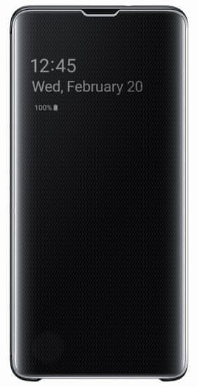 Samsung Flipové pouzdro Clear View Cover pro Galaxy S10 EF-ZG973CBEGWW - černé