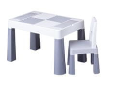 Sada nábytku pro děti Multifun - stoleček a židlička - šedá