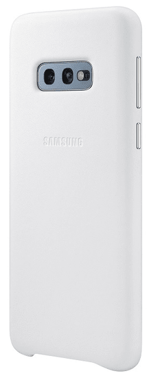 Samsung Ochranný kryt Leather Cover pro Galaxy S10e bílý, EF-VG970LWEGWW
