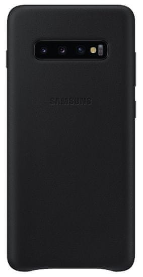 Samsung Leather Cover Galaxy S10 plus, černý EF-VG975LBEGWW