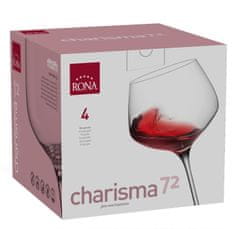 Rona Select Sklenice CHARISMA červené víno 720 ml 4 ks