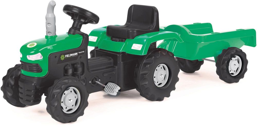 Levně Buddy Toys Šlapací traktor s vozíkem BPT 1013