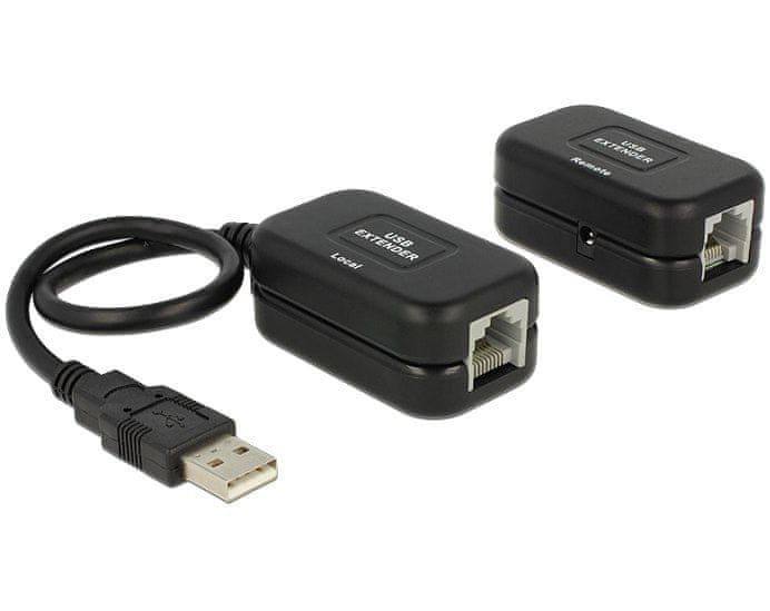 PremiumCord USB 1.1 prodlužka po RJ45 do 60 m