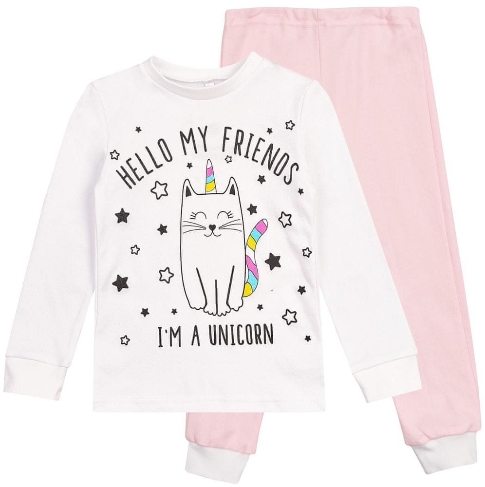 Garnamama dívčí svítící pyžamo 110 vícebarevná