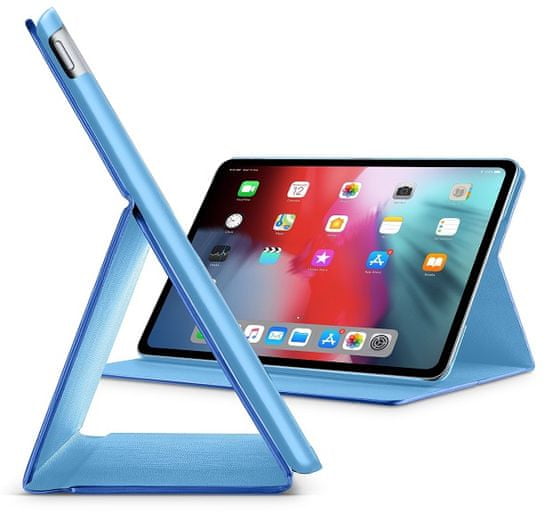CellularLine Pouzdro se stojánkem FOLIO pro Apple iPad Pro 11" (2018), modré FOLIOIPADPRO1811B