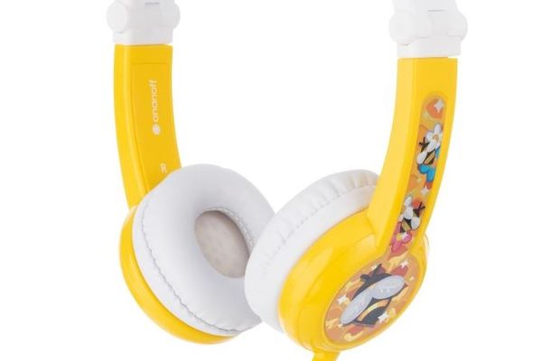 buddyphones connect sluchátka kabelová snížená hladina decibelů samolepky pro zkrášlení mikrofon handsfree