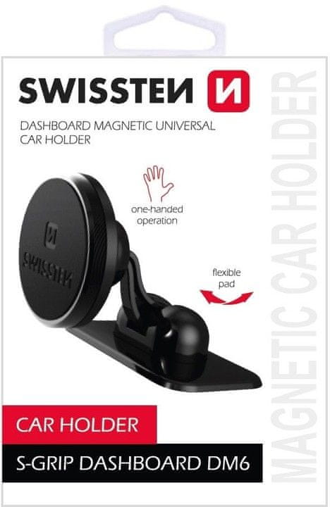 SWISSTEN Magnetický držák do auta S-Grip Dashboard DM6 65010420