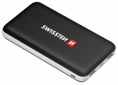 SWISSTEN Black Core Slim Power Bank 10 000 mAh USB-C 22013924