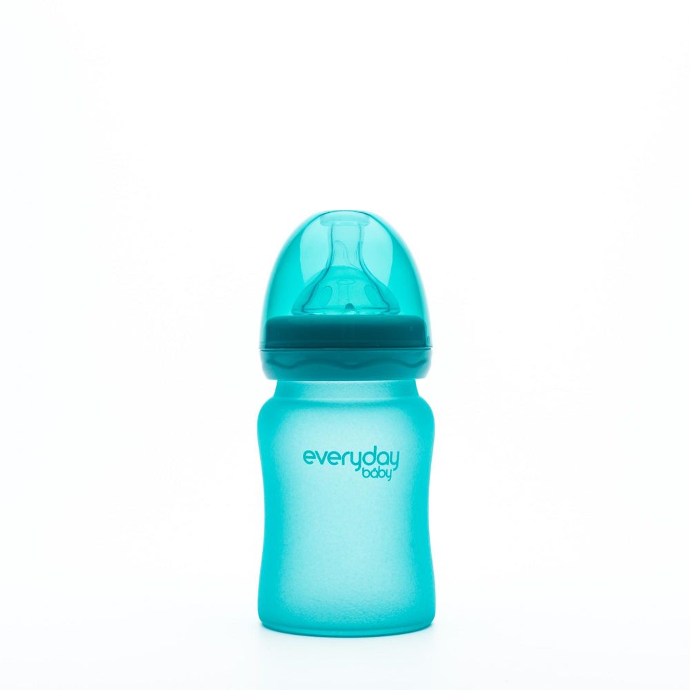 Everyday Baby Láhev sklo senzor 150ml Turquoise