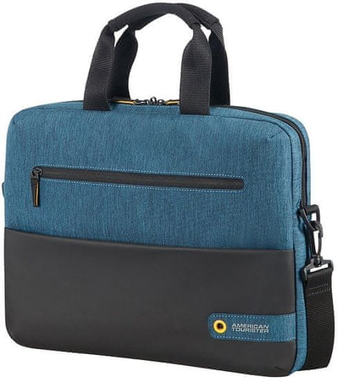 American Tourister American Tourister City Drift Laptop Bag 13,3"-14,1", černá/modrá 28G*19003