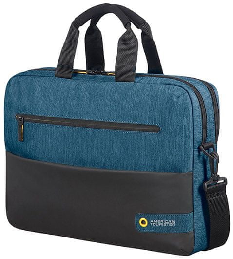 American Tourister American Tourister City Drift Laptop Bag 15,6", černá/modrá 28G*19004