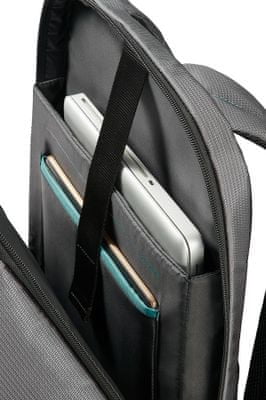 Samsonite Qibyte Laptop Backpack hátizsák notebookra és tabletre, hátsó párnázás