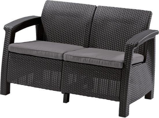 Allibert CORFU LOVE SEAT antracit