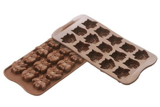 Silikomart Silikonová forma na čokoládu – sovičky
