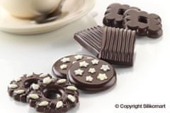 Silikonová forma na čokoládu – sušenky 
