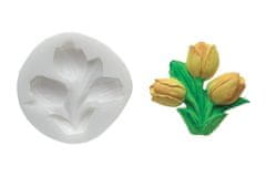 Silikomart Silikonová forma na fondán- tulipány 