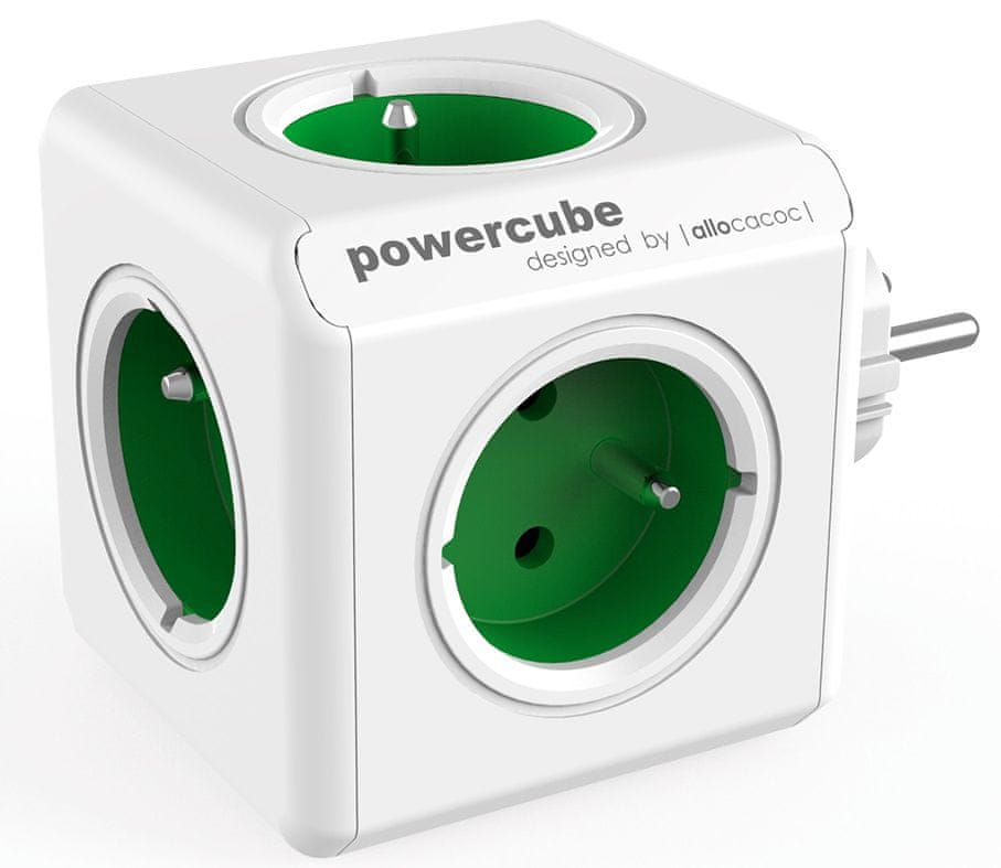 PowerCube PowerCube Original Schuko (Green), 8718444082156 - rozbaleno
