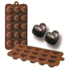 Ibili Formičky na čokoládu srdce 10,5x21cm 