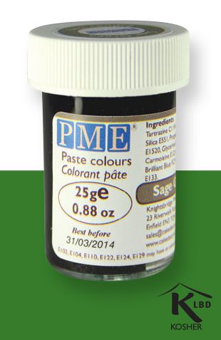 PME gelová barva - šedozelená