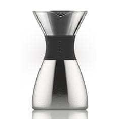 Asobu Pour Over elegantní přenosný kávovar - stříbrný