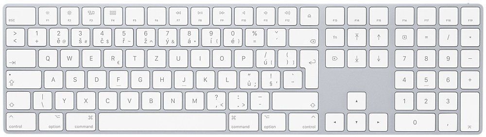 Levně Apple Magic Keyboard, bílá, CZ (MQ052CZ/A)