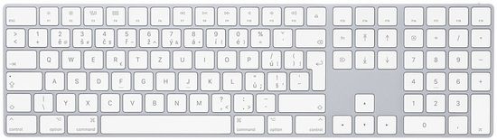 Apple Magic Keyboard, bílá, CZ (MQ052CZ/A)