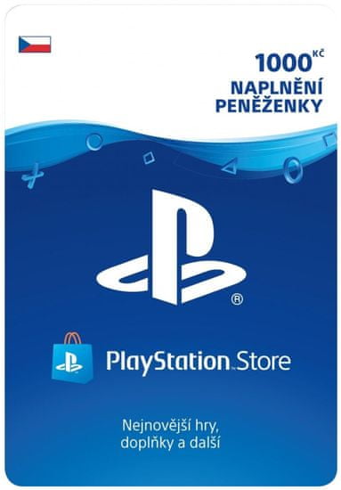 Sony PlayStation Store - Naplnění peněženky 1000 Kč