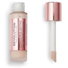 Makeup Revolution Krycí make-up s aplikátorem Conceal & Define (Makeup Conceal and Define) 23 ml (Odstín F7)