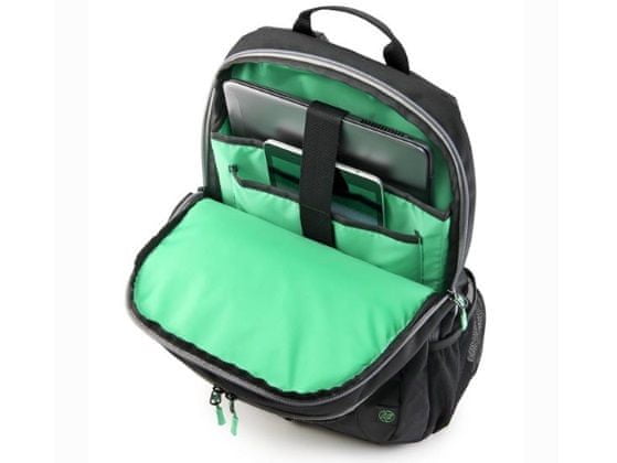 batoh na notebook HP 15.6 Active Black Backpack 1LU22AA vnitřní polstrovaná kapsa