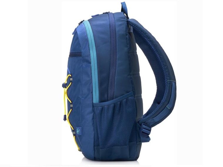 batoh na notebook HP 15.6 Active Backpack (Navy Blue / Yellow) 1LU24AA členité vrecká