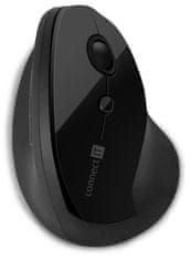 Connect IT ergonomická vertikální myš CMO-2700, černá (CMO-2700-BK)