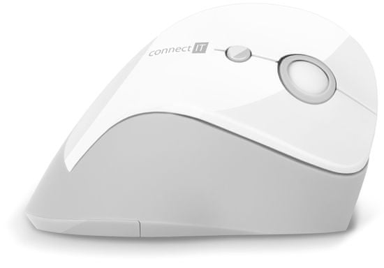 Connect IT ergonomická vertikální myš CMO-2700, bílá (CMO-2700-WH)