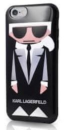 Karl Lagerfeld Karl and Choupette TPU Case Black pro iPhone 6 / 6S KLHCP6KKORO